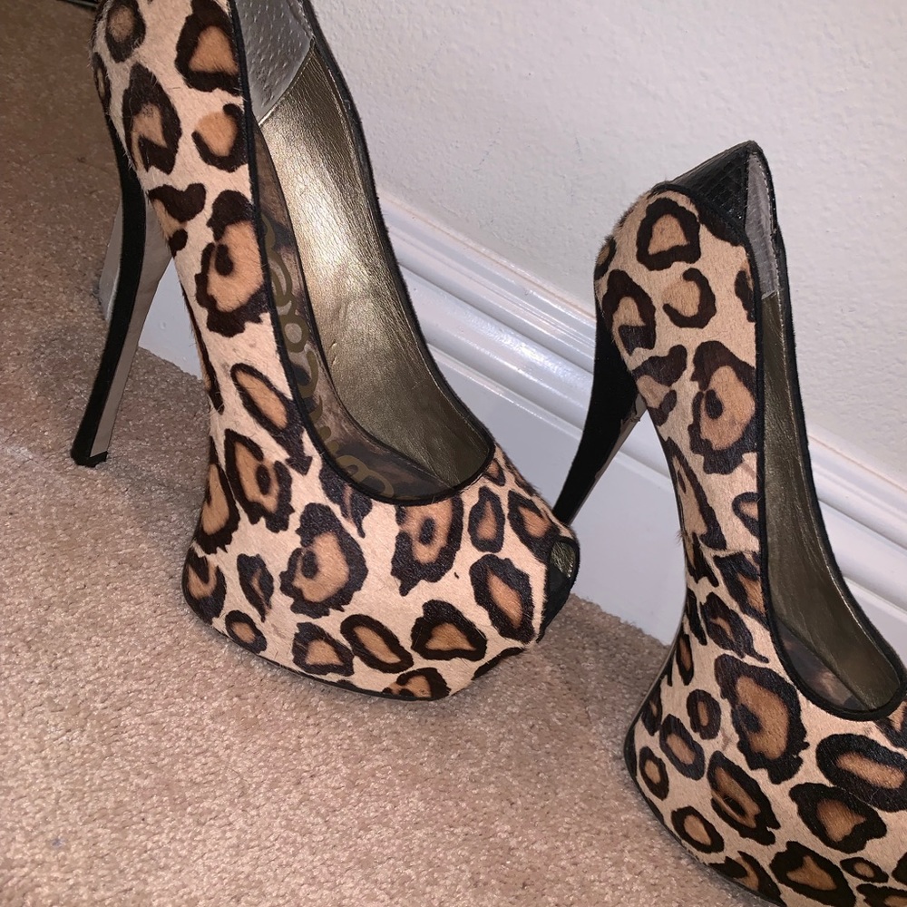 Sam Edelman Cheetah print heels.